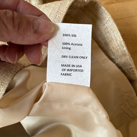 SARA CAMPBELL PENCIL SKIRT SILK CAREER ELEGANT LUXURY CLASSIC TIMELESS OFFICE 6 - Picture 11 of 11